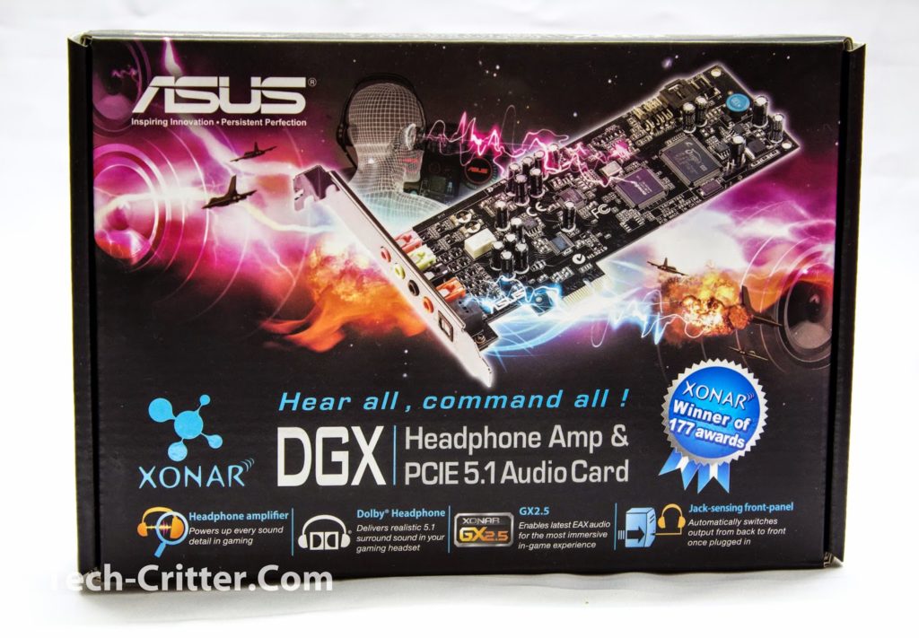 Unboxing & Review: Asus Xonar DGX PCI-E 5.1 Sound Card 4