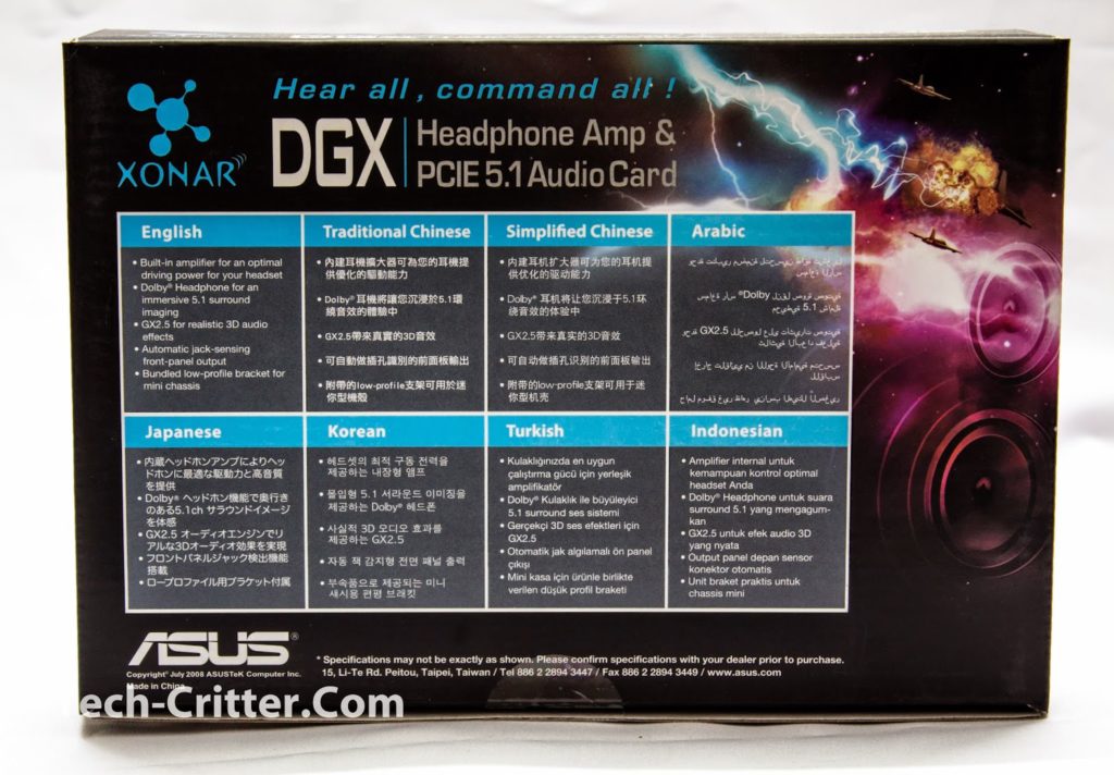 Unboxing & Review: Asus Xonar DGX PCI-E 5.1 Sound Card 33