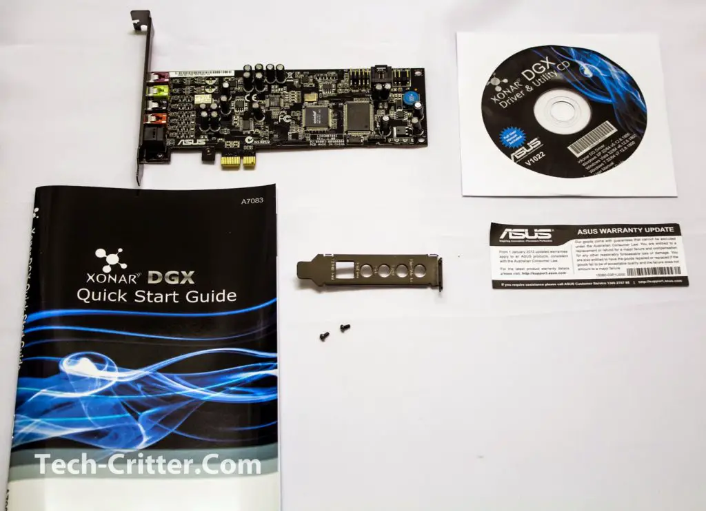 Unboxing & Review: Asus Xonar DGX PCI-E 5.1 Sound Card 12