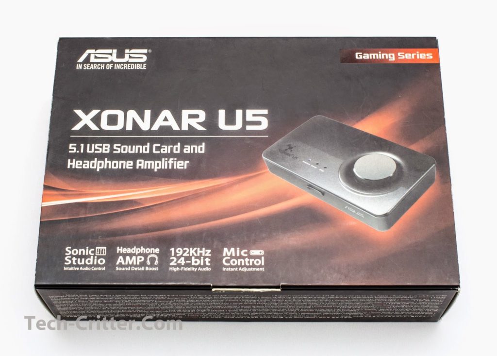 Unboxing and Review: Asus Xonar U5 5.1 USB Sound Card and Headphone Amplifier 48