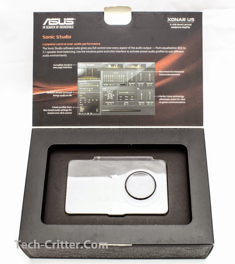 Unboxing and Review: Asus Xonar U5 5.1 USB Sound Card and Headphone Amplifier 16