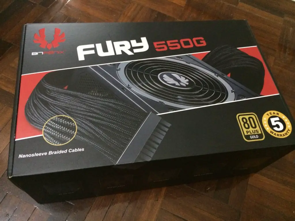 Unboxing & Preview: Bitfenix Fury 550G Gold Modular Power Supply 2