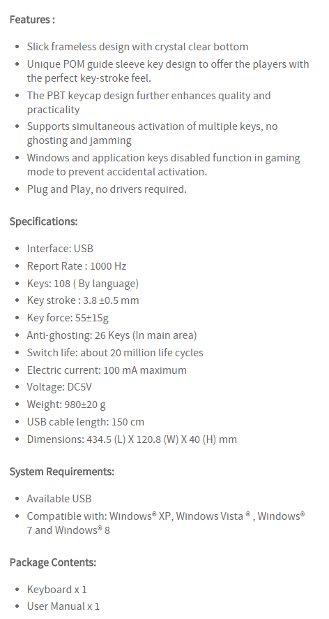 Unboxing & Review: i-Rocks IK6 Crystal USB Keyboard 4