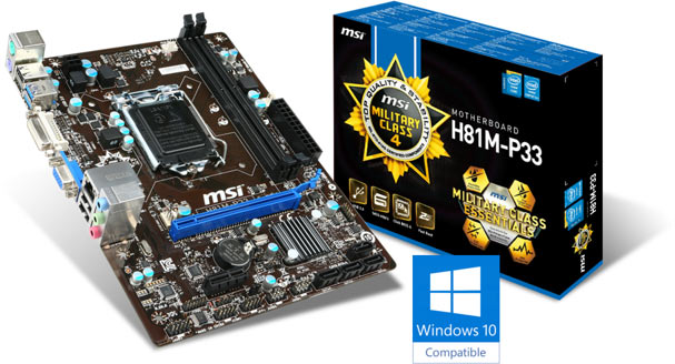 MSI first motherboard brand to be Windows 10 certified 2