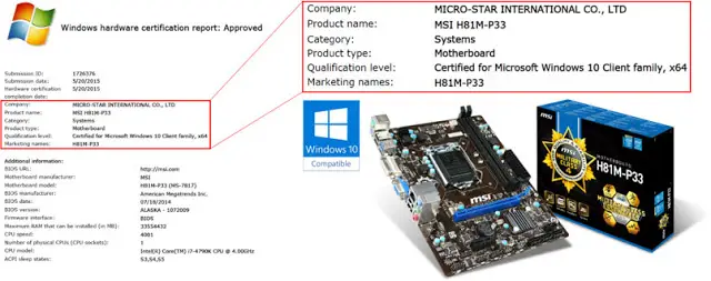 MSI first motherboard brand to be Windows 10 certified 4