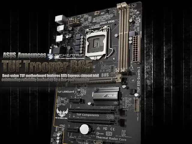 ASUS Announces TUF Trooper B85 2