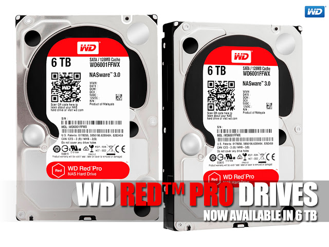 WD Red™ Pro Drives Now Available In 6 TB 2
