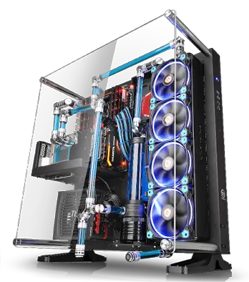 Thermaltake New Core P5 ATX Wall Mount Panoramic Viewing LCS Chassis 12