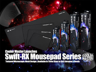 Cooler Master LaunchesSwift-RX Mousepad Series 2