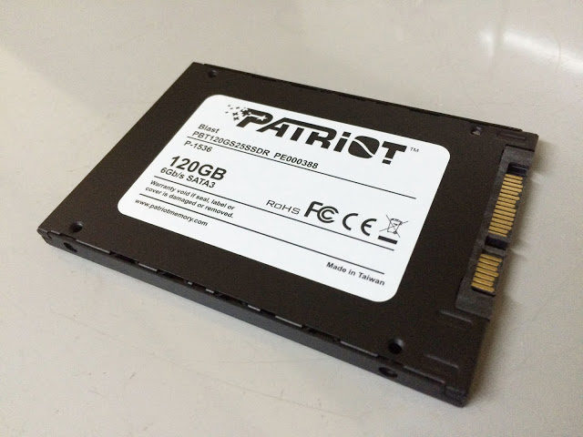 Unboxing & Review: Patriot Blast SSD 120GB 10