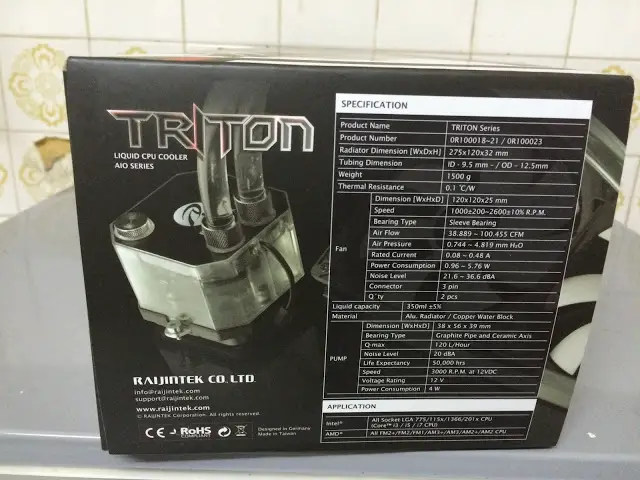 Unboxing & Review: Raijintek Triton 240 Liquid Cooler 6
