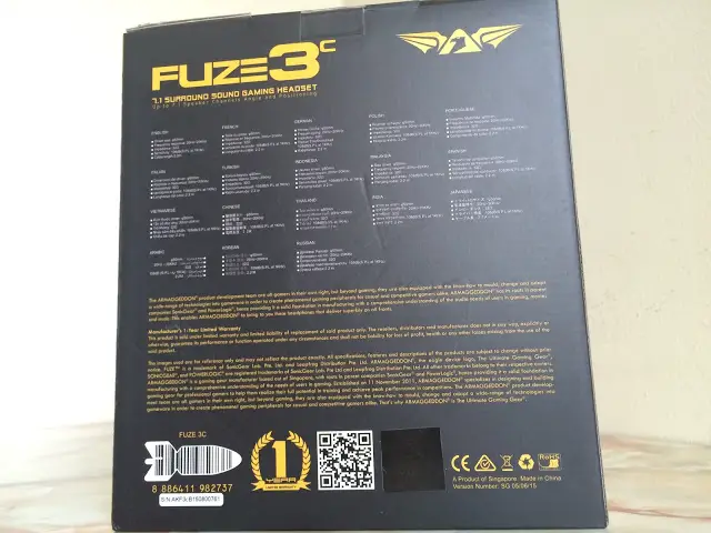 Unboxing & Review: Armaggeddon Fuze 3C 7.1 Surround Sound Gaming Headset 8