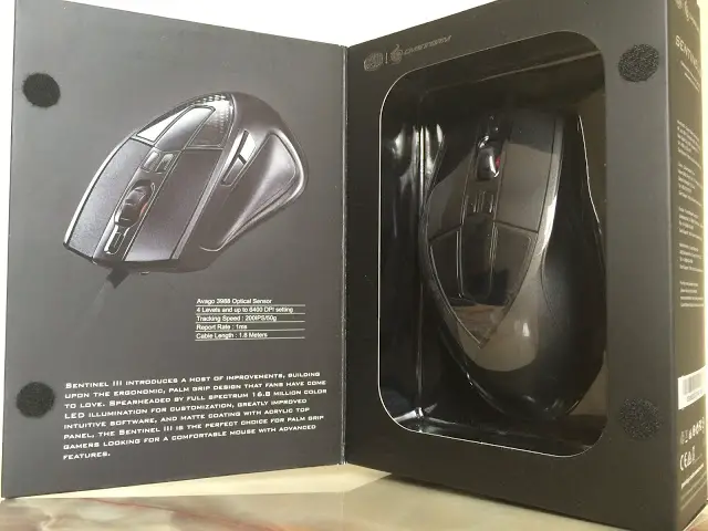 Unboxing & Review: Cooler Master Sentinel III Optical Gaming Mouse 10