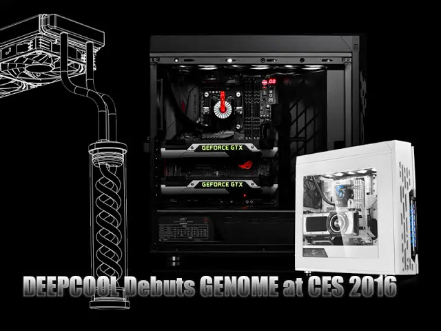DEEPCOOL Debuts GENOME at CES 2016 2