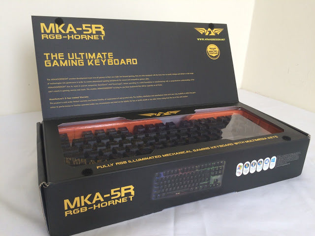 Unboxing & Review: Armaggeddon MKA-5R RGB-HORNET Gaming Mechanical Keyboard 8