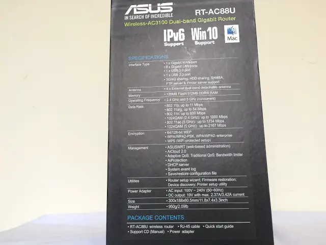 Unboxing & Review: ASUS RT-AC88U Wireless-AC3100 Dual-Band Gigabit Router 8