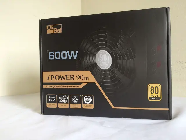Unboxing & Preview: AcBel iPower 90m 600W Power Supply 25