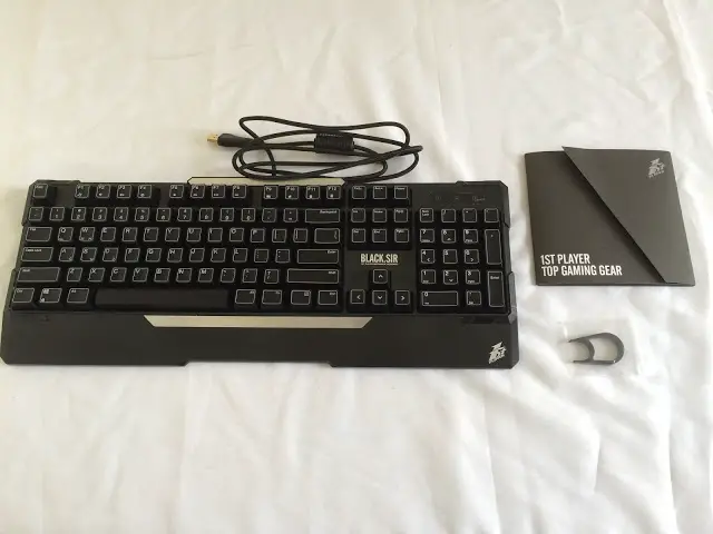 Unboxing & Review: 1st Player Black Sir Gaming Mechanical Keyboard 6