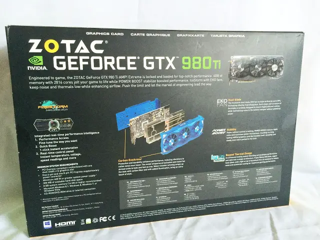 Unboxing & Review: ZOTAC GeForce GTX 980 Ti AMP! Extreme Edition 8
