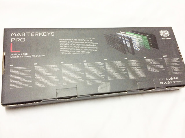 Unboxing & Review: Cooler Master MasterKeys Pro L Cherry MX RGB Mechanical Keyboard 4