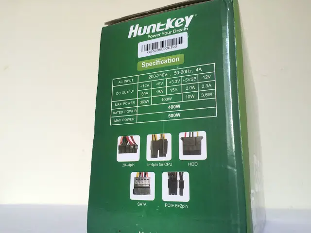 Unboxing and Overview: Huntkey GS500 Power Supply 8