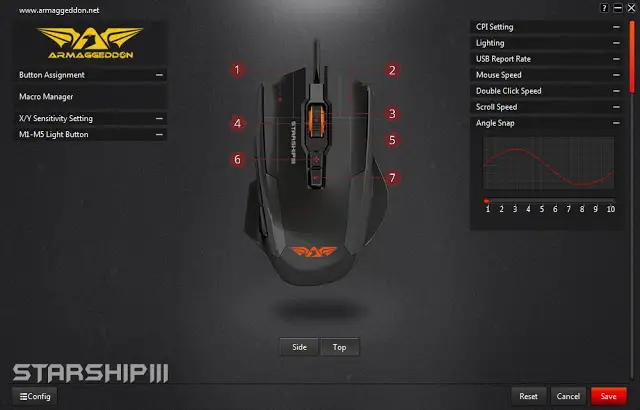 Unboxing & Review: Armaggeddon NRO-5 Starship III Gaming Mouse 54