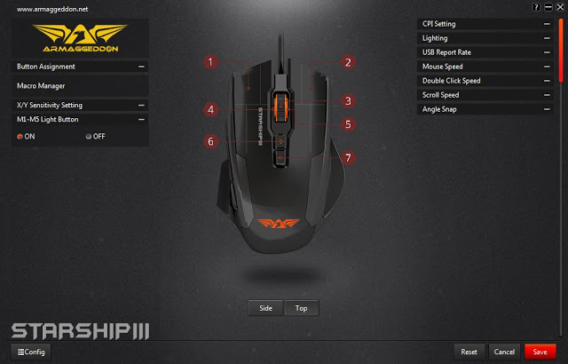 Unboxing & Review: Armaggeddon NRO-5 Starship III Gaming Mouse 44