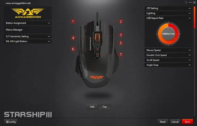 Unboxing & Review: Armaggeddon NRO-5 Starship III Gaming Mouse 50
