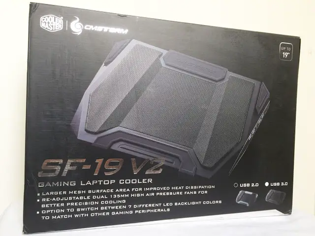 Unboxing & Review: Cooler Master SF-19 V2 USB 3.0 Gaming Laptop Cooler 6