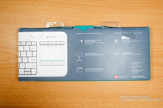 Unboxing & Review: Logitech Wireless Touch Keyboard K400 Plus 6