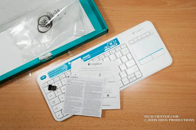 Unboxing & Review: Logitech Wireless Touch Keyboard K400 Plus 10