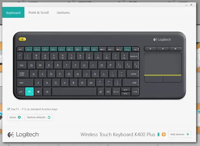Unboxing & Review: Logitech Wireless Touch Keyboard K400 Plus 36