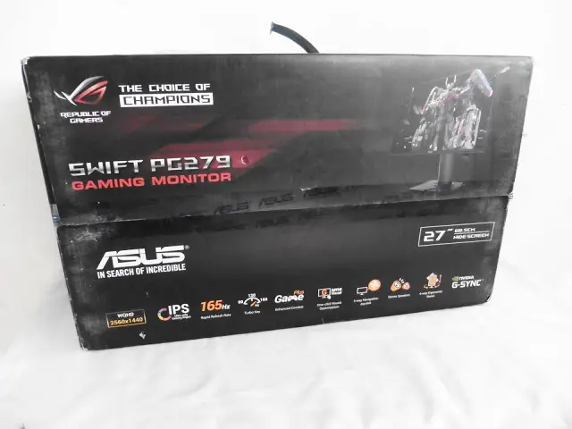 Unboxing & Review: ASUS ROG Swift PG279Q 165Hz G-SYNC Gaming Monitor 6