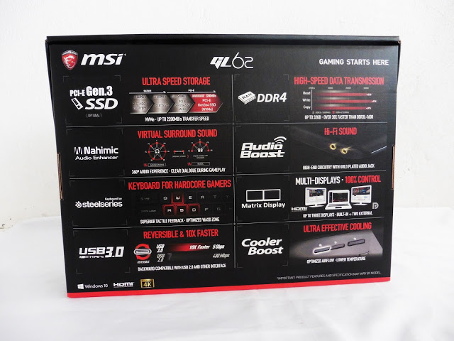 MSI Gaming GL62-6QF Gaming Notebook Review 8