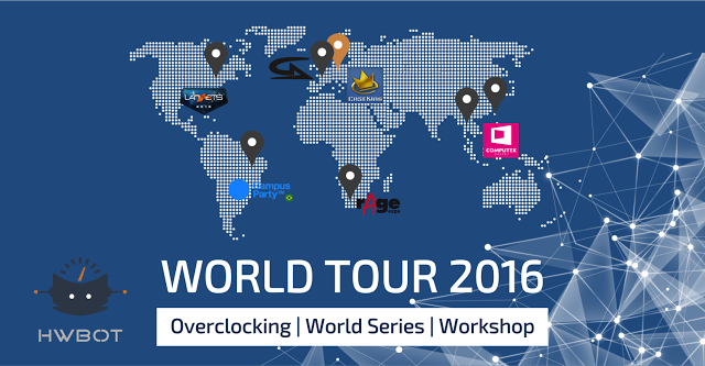 HWBOT and CyberMedia Announce World Tour 2016 Partners at COMPUTEX 2