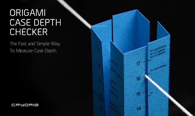 CRYORIG Origami Case Depth Checker, Case Compatibility Made Simple 2