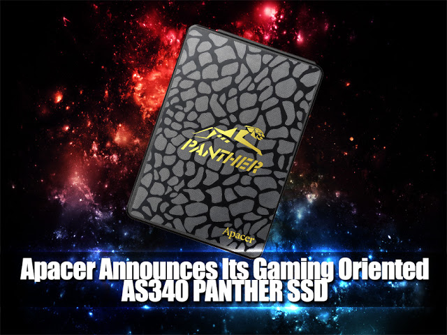 Apacer Announces Its Gaming Oriented AS340 PANTHER SSD 2