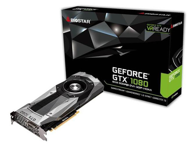 BIOSTAR Equips Gamers for VR Gaming Experience with GeForce GTX 1080 Graphics Card 2