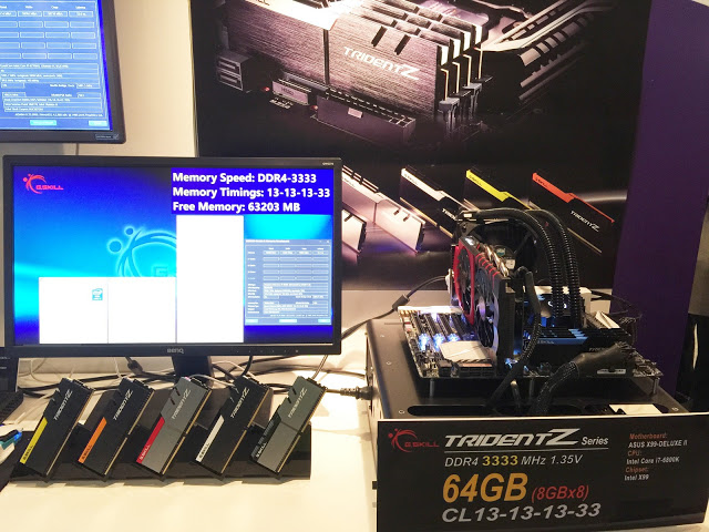 G.SKILL Showcase DDR4-3333MHz CL14 128GB and DDR4-3333MHz CL13 64GB Memory at IDF 2016 22