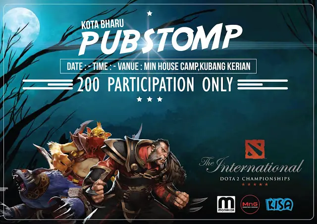 Biggest Dota2 TI6 Pubstomp In East Coast Malaysia To Be Held At Min House Camp, Kubang Kerian 2