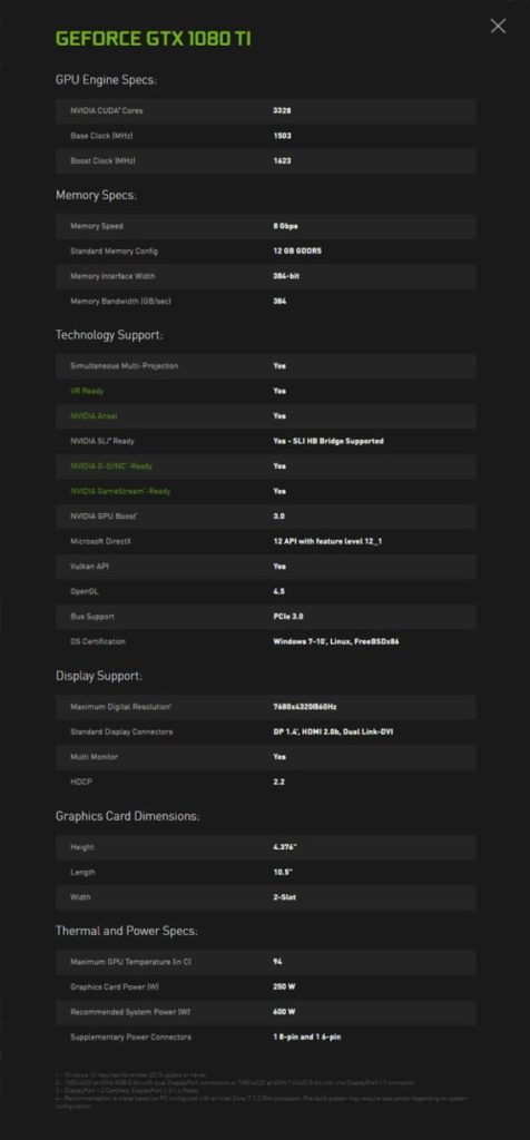 Specifications Leaked! NVIDIA GeForce GTX 1080 Ti Rumored To Make An Appearance During CES 2017 12