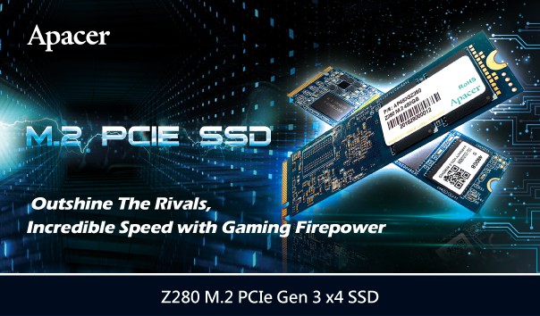 Apacer Introduces Z280 M.2 PCIe Gen 3 x4 SSD 6