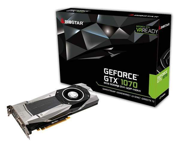 BIOSTAR Now Offers GeForce GTX 1070 Graphics Card At $449.99 6