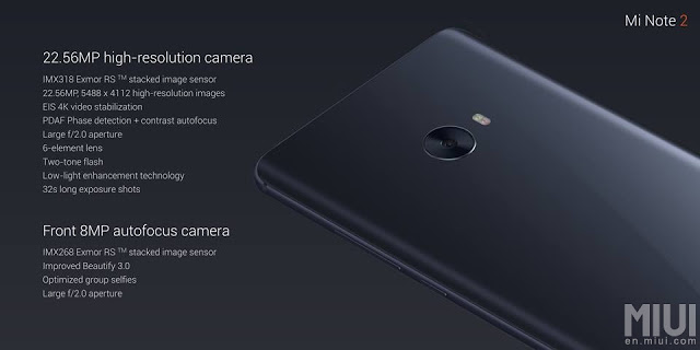 Xiaomi Mi Note 2 Announced 6
