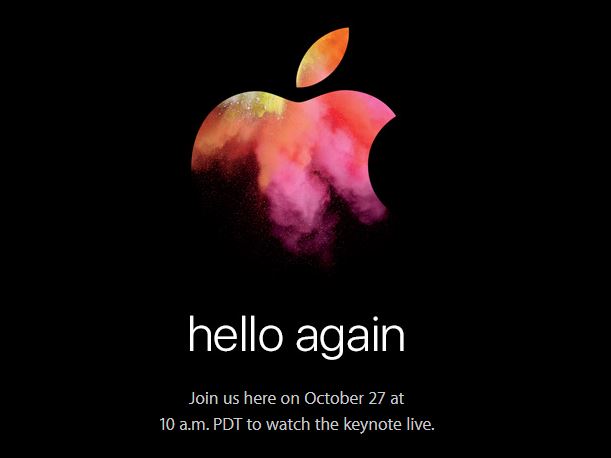 How to watch Apple's "hello again" October event live stream 2