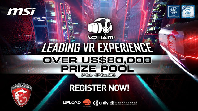 MSI VR JAM presents the biggest VR Contest With Prize Pool Worth Over US $80,000 3