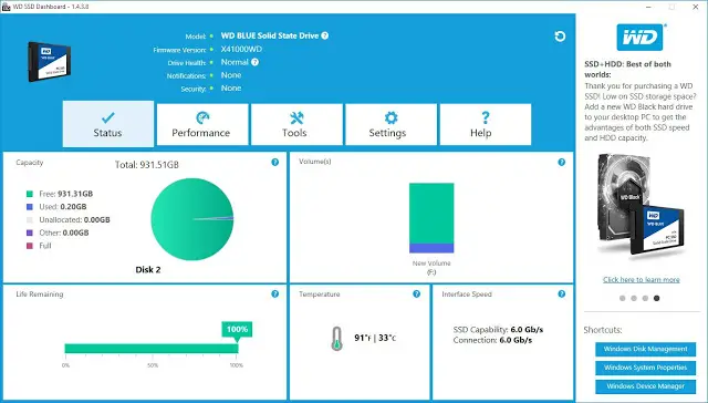 WD Blue SSD 1TB Review 14