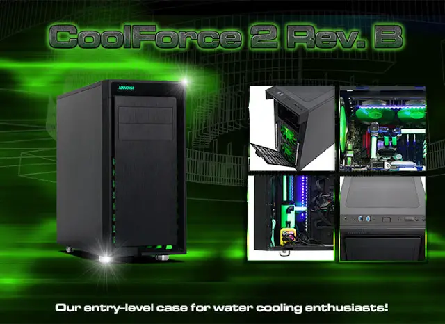 Nanoxia Announces Its Newly Revised CoolForce 2 Rev. B Entry-level Case For Water Cooling Enthusiasts 2