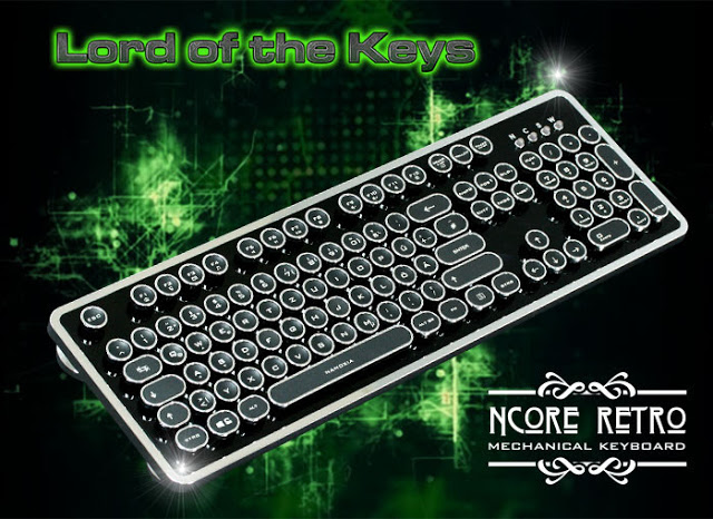Nanoxia Announces The Availability of the Ncore Retro Mechanical Keyboard With Kailh White Switch 2