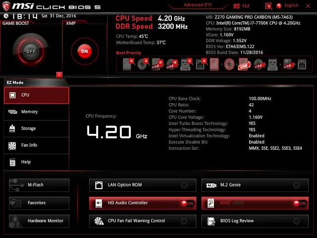 MSI Z270 Gaming Pro Carbon Motherboard Performance Review 80